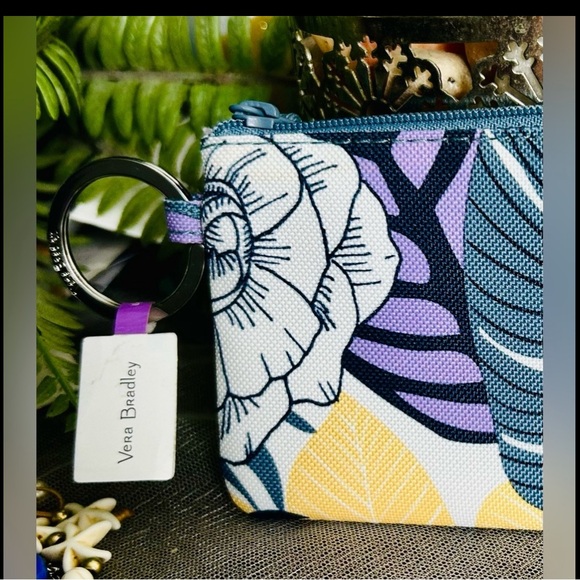 *NWT* Vera Bradley Floral Key Ring ID Holder - Picture 5 of 11